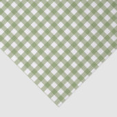 Grün - Maisy Gingham Seidenpapier (Detail)
