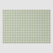 Grün - Maisy Gingham Seidenpapier (Vorderseite)