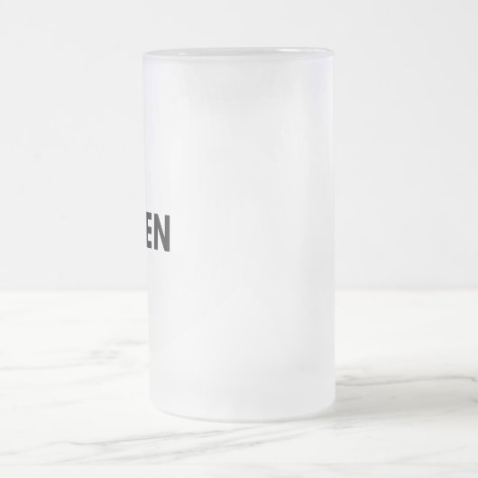 grün mattglas bierglas (Mittel)