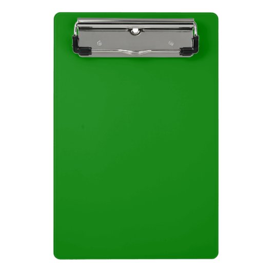 Grün Mini Klemmbrett (Vorderseite)