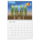 Grün mit dem Zinglees-Kalender Kalender (Mär 2026)