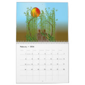 Grün mit dem Zinglees-Kalender Kalender (Feb 2026)