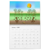 Grün mit dem Zinglees-Kalender Kalender (Jan 2027)