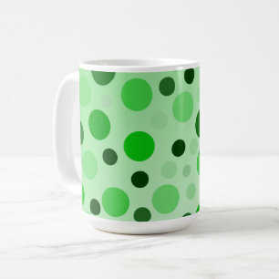 grün mit den Polka-Punkten von Envy, Kaffeetasse