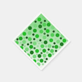 grün mit den Polka-Punkten von Envy, Serviette (Ecke)