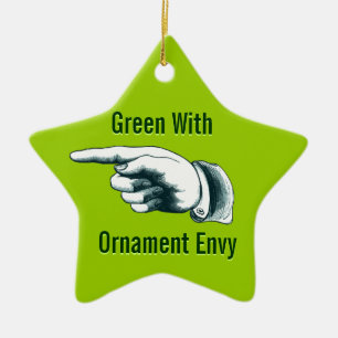 Grün mit Envy Keramik Ornament