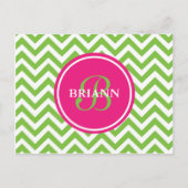 Grün mit Envy Postkarte (Vorderseite)