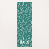 Grün mit Frucht elegant nur für Sie Yogamat Yogamatte (Vorderseite)