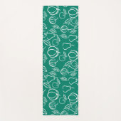 Grün mit Frucht elegant nur für Sie Yogamat Yogamatte (Vorderseite)