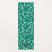 Grün mit Frucht elegant nur für Sie Yogamat Yogamatte (Vorderseite)