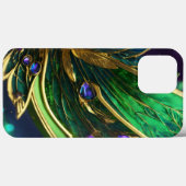 grün mit goldfarbenem Case-Mate iPhone hülle (Rückseite (Horizontal))