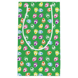 GRÜN MIT HELL FARBENEN ÖSTERBUNNZAHLEN KLEINE GESCHENKTÜTE