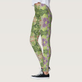 grün mit Lila Leggings (Links)