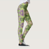 grün mit Lila Leggings (Rechts)