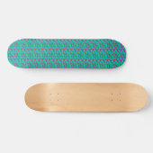 grün mit rotem Skateboard (Horizontal)