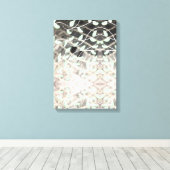 Grün mit Schwarz Leinwanddruck (Insitu (Holzboden))