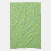 grün mit Sternen Handtuch (Vertikal)
