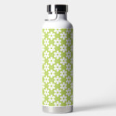 GRÜN MIT WEISSEN GÄNSEBLÜMCHEN TRINKFLASCHE (Rechts)