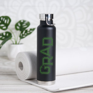 Grün Modern Einfach Abitur Abschlussfeier Trinkflasche