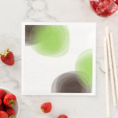 Grün, modern, einfach, abstrakte Blume Serviette (Beispiel)