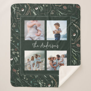 Grün, modern und elegant, botanisch, 4 Foto Sherpadecke