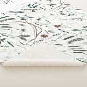 Grün, modern und elegant, botanisch rustikal f sherpadecke (3/4)