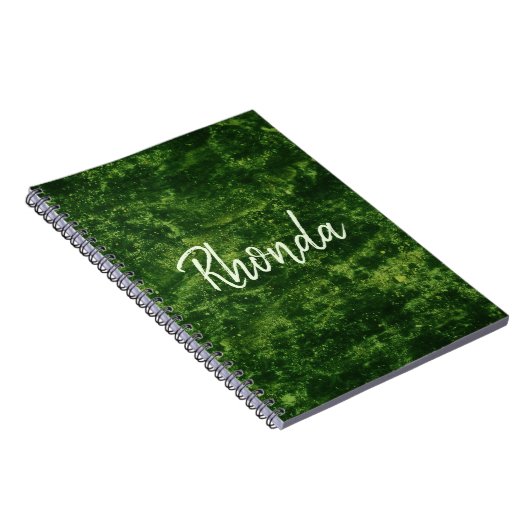 Grün modern und trendy notizblock (Rechte Seite)