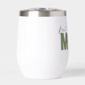 Grün Moderne beste Mama Rosa Herzmüttertag (Vorderseite)