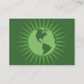 Grün - mollig visitenkarte (Rückseite)