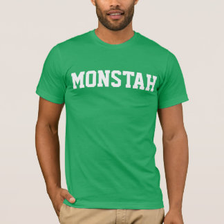 Grün "Monstah" T-Shirt