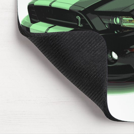 Grün Mustang GT 500 Mousepad (Ecke)