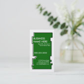grün oddRex Visitenkarte (Stehend Vorderseite)