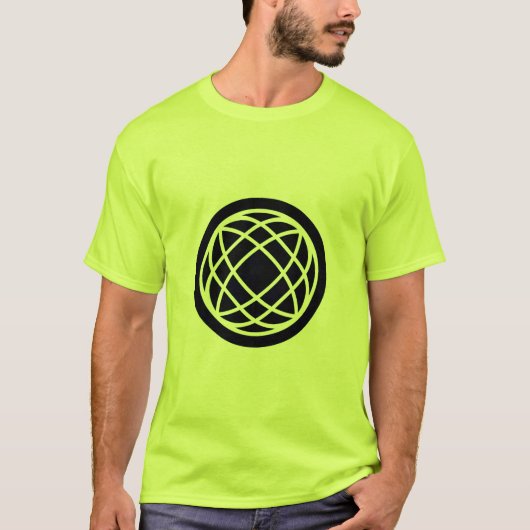 Grün oder Weiß für das Logo in eingewachsenen Zone T-Shirt (Vorderseite)