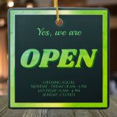 Grün öffnen keramikornament