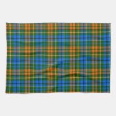 Grün Orange Blau Kariertes Tartan-Design  Geschirrtuch (Horizontal)