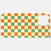 Grün Orange Braun Kariert Gingham-Muster Case-Mate iPhone Hülle (Rückseite (Horizontal))