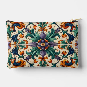 Grün Orange Lila Portugiesische Azulejos Fliesen K Zubehörtasche