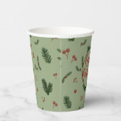 Grün Pappbecher (Rechts)