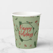 Grün Pappbecher (Vorderseite)