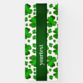 grün, patrick, klee, urlaub, shamrock, heiliger, banner (Vertikal)