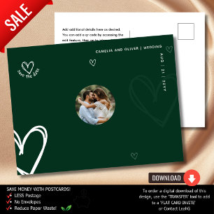 Grün PHOTO Termin vormerken   Minimale Qualität Mo Postkarte