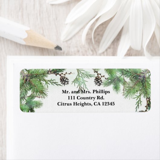 Grün & Pine Cones Landwintern (Insitu)