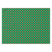 Grün Pink Blau Polka-Punkt-Muster Tischdecke (Vorderseite (Horizontal))