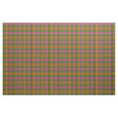 Grün Pink Orange Karo Tartan Design  Stoff (Yard (91,4 cm))