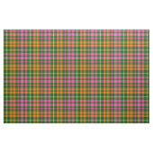 Grün Pink Orange Karo Tartan Design  Stoff (Fat Quarter (45,7 x 55,9 cm))