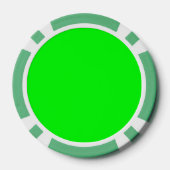 Grün Pokerchips (Rückseite)
