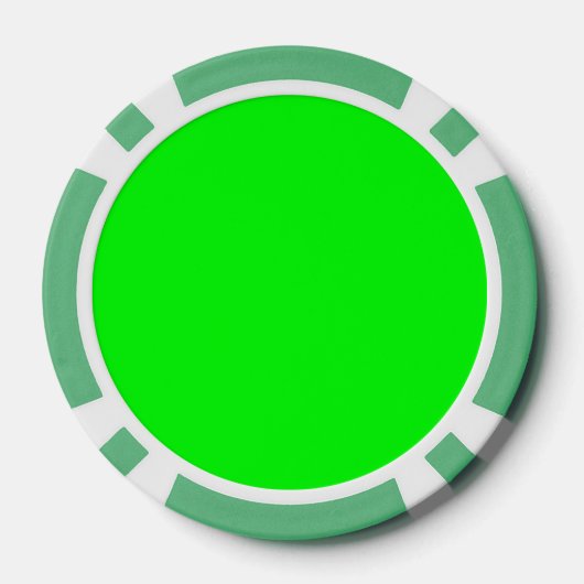 Grün Pokerchips (Rückseite)