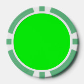 Grün Pokerchips (Vorderseite)