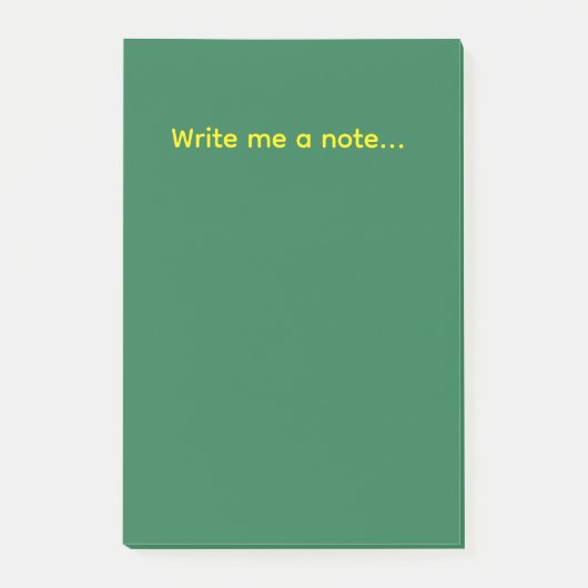 Grün Post-it Klebezettel (Vorderseite)