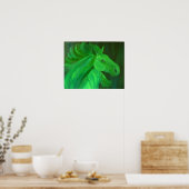 Grün Poster (Küche)